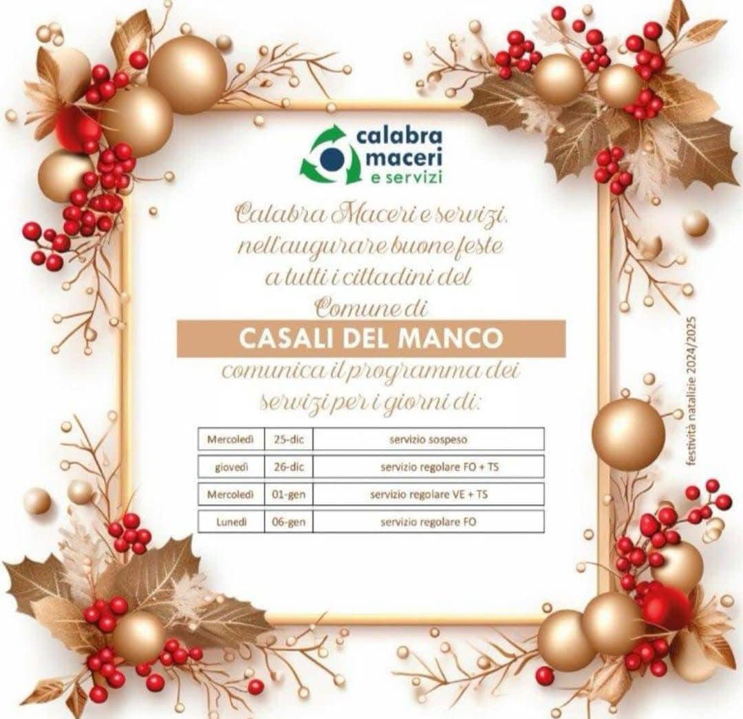 Calendario Calabria Maceri