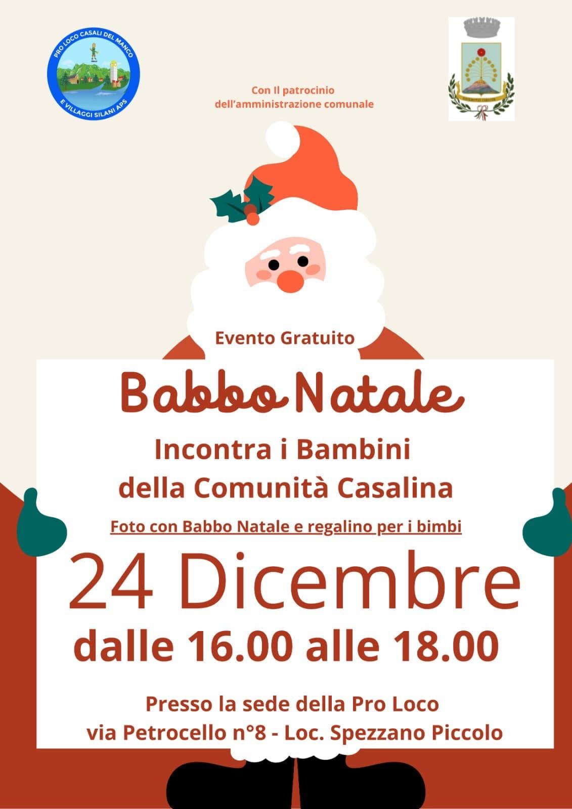 Babbo Natale incontra i bambini