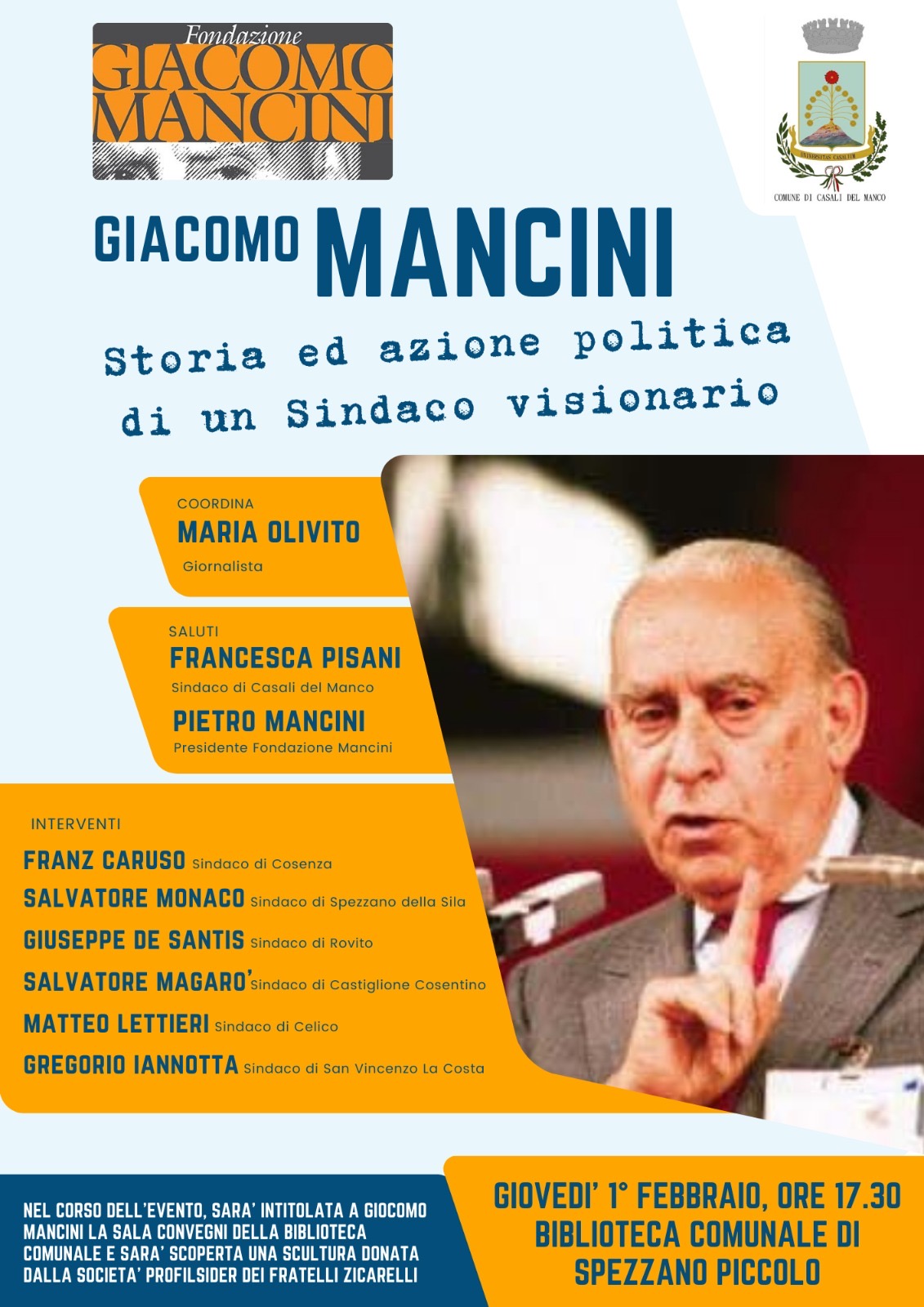 Giacomo Mancini: storia ed azione politica di un Sindaco visionario