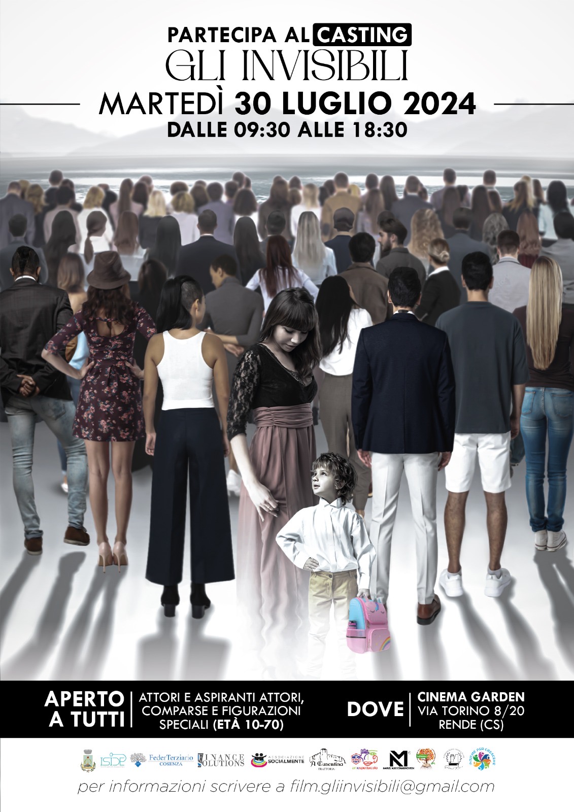 Casting per il cortometraggio "Gli invisibili"