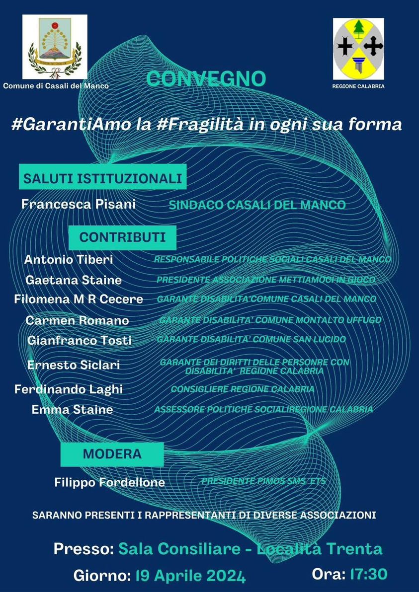 “GarantiAmo la fragilità in ogni sua forma”