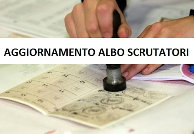 Aggiornamento Albo delle persone idonee all’ufficio di scrutatore di seggio elettorale